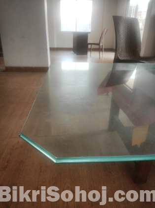 Tempered Dinning Glass Table